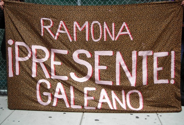 A Banner at May 22 Rally in front of Mexican Consulate in San Fran cisco