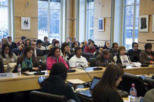 Parents of the 43 disappeared Ayotzinapa students testify at UN committee hearing