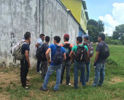 Migrants in Tenosique