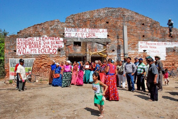 The autonomous community of Álvaro Obregón, Juchitán, Oaxaca
