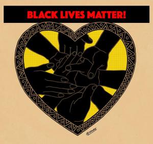 Black lives matter art by Emory Douglas.