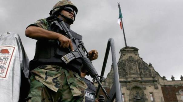 Mexican soldiers. Photo: Getty images.